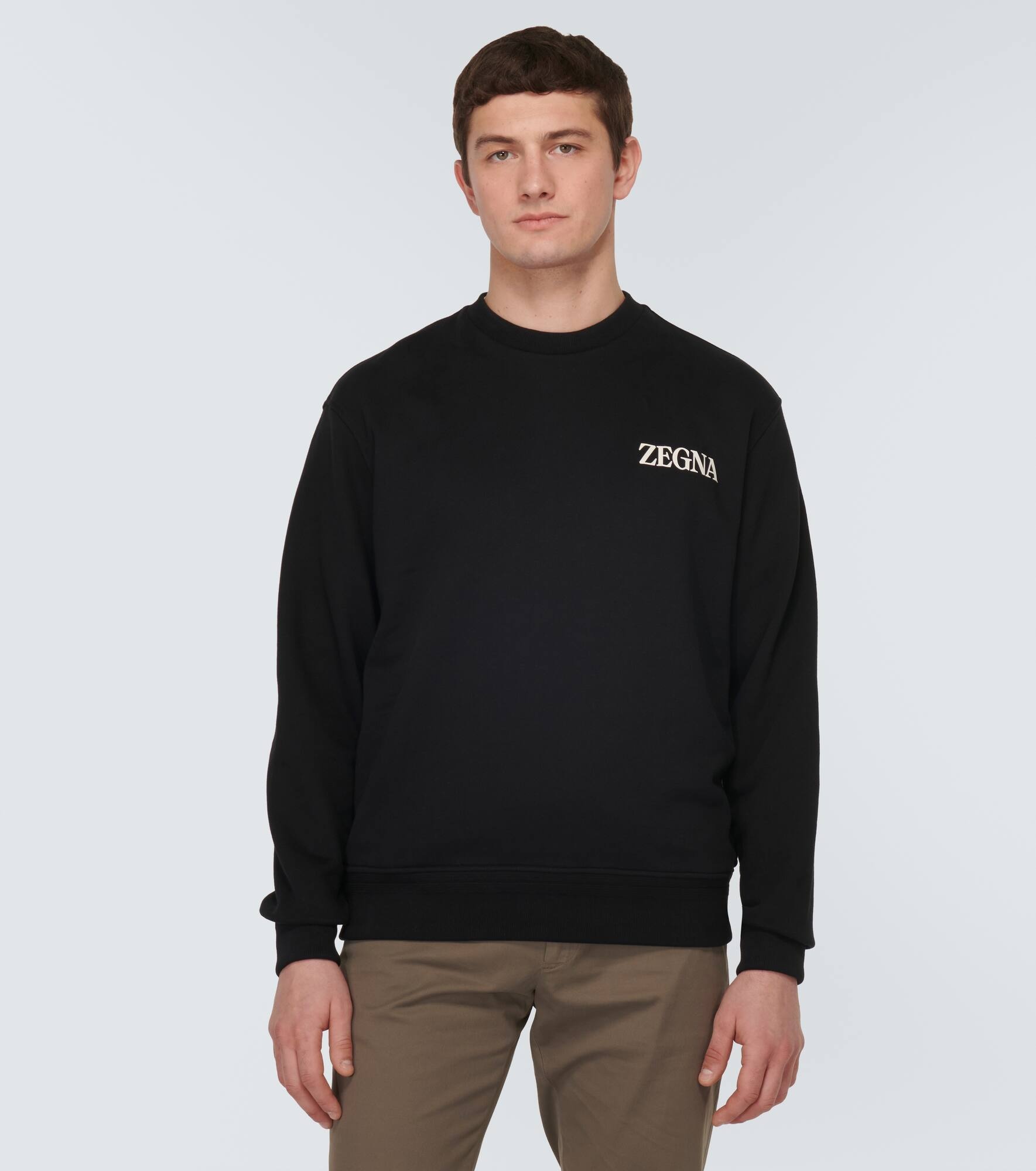 Logo cotton jersey sweatshirt - 3