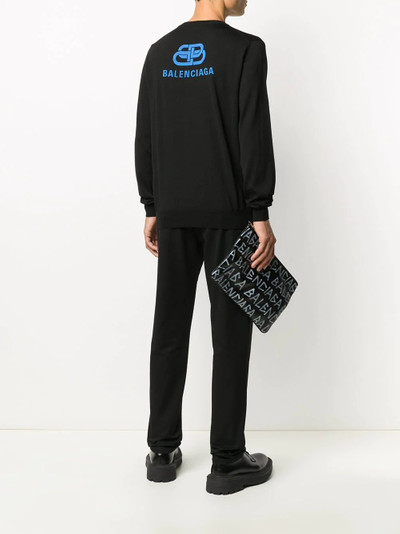 BALENCIAGA BB crew neck jumper outlook