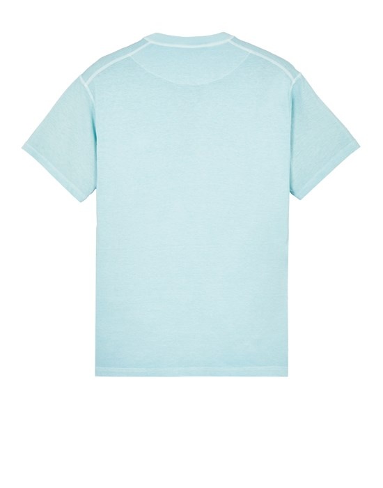 23857 COTTON JERSEY_GARMENT DYED 'FISSATO' TREATMENT AQUA - 2