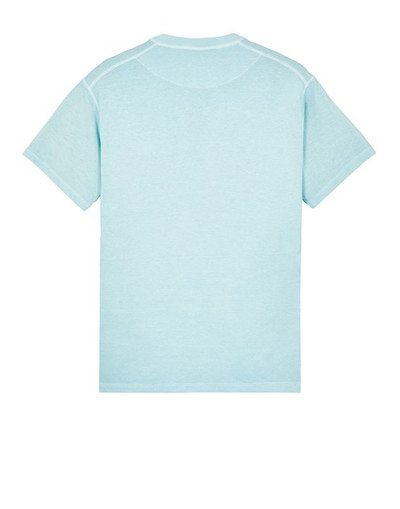 Stone Island 23857 COTTON JERSEY_GARMENT DYED 'FISSATO' TREATMENT AQUA outlook