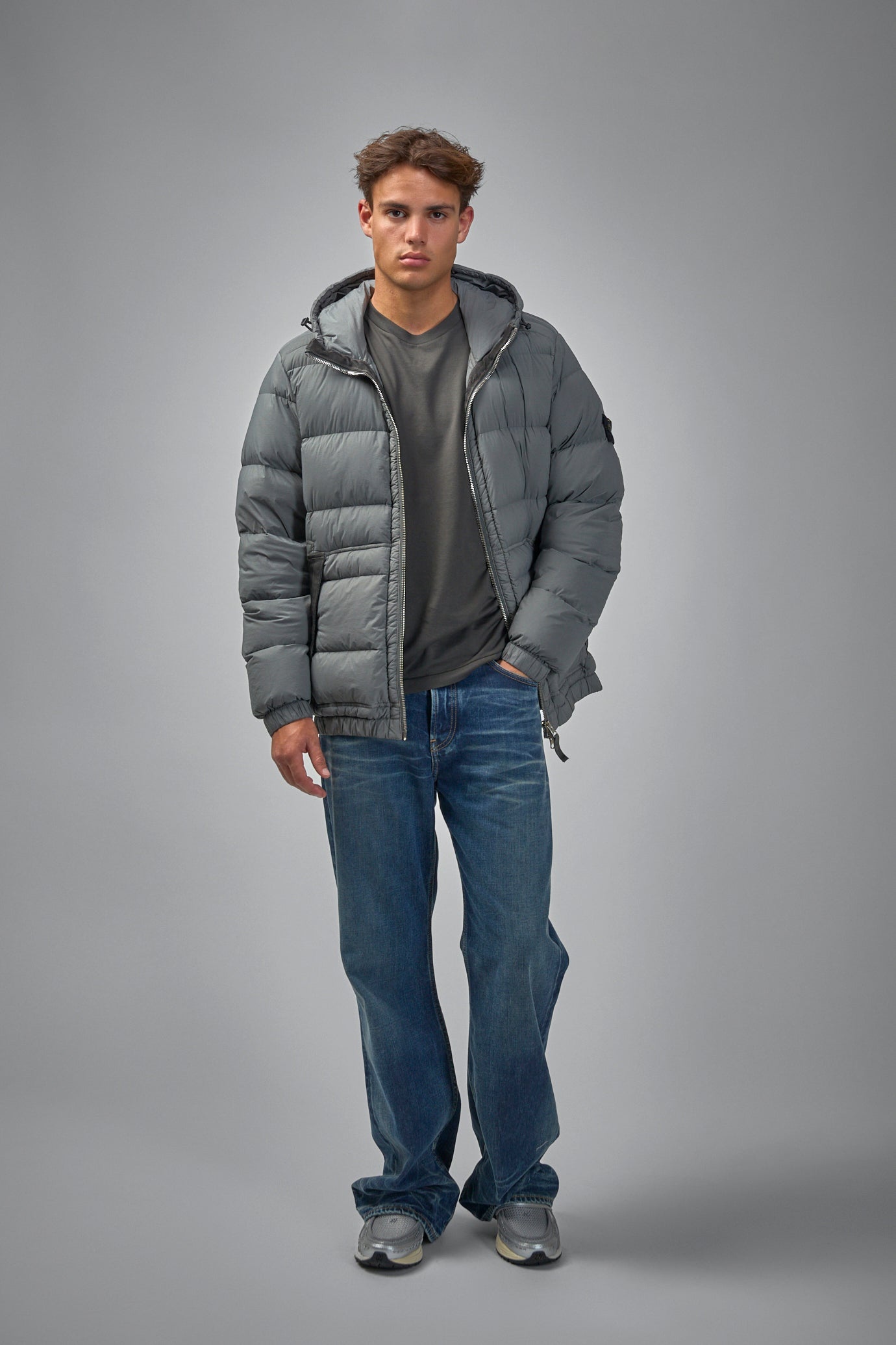 Crickle Reps Hooded Down Jacket - 2