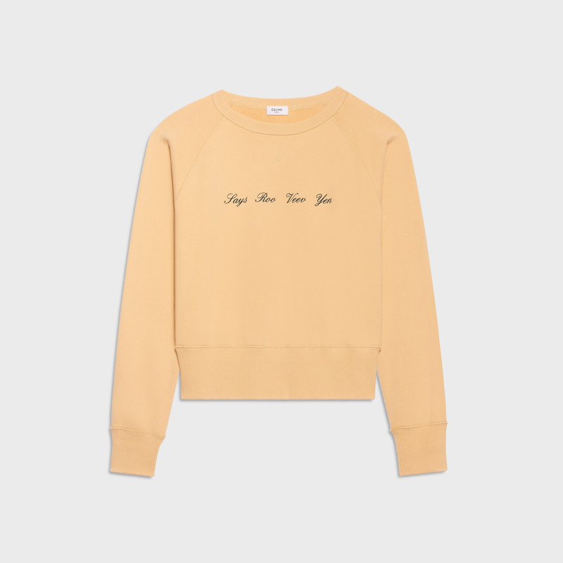 sweatshirt IN cotton fleece 1