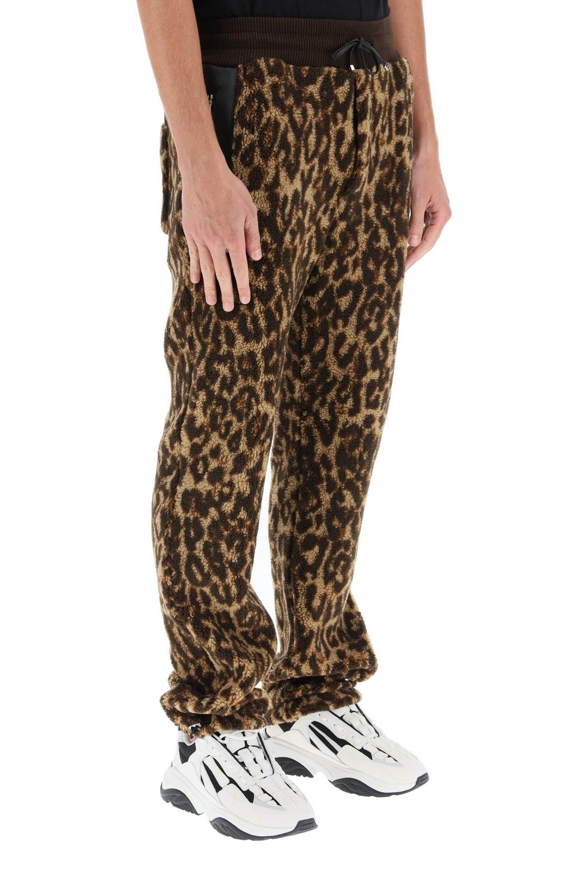 LEOPARD-PRINT POLAR FLEECE TROUSERS - 3