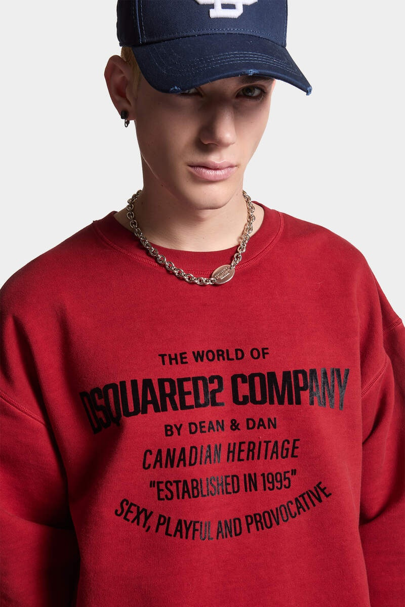 CANADIAN HERITAGE BRUSHED FLEECE RELAX FIT SWEATSHIRT 5