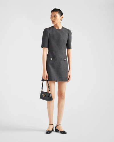 Prada Wool mini-dress outlook
