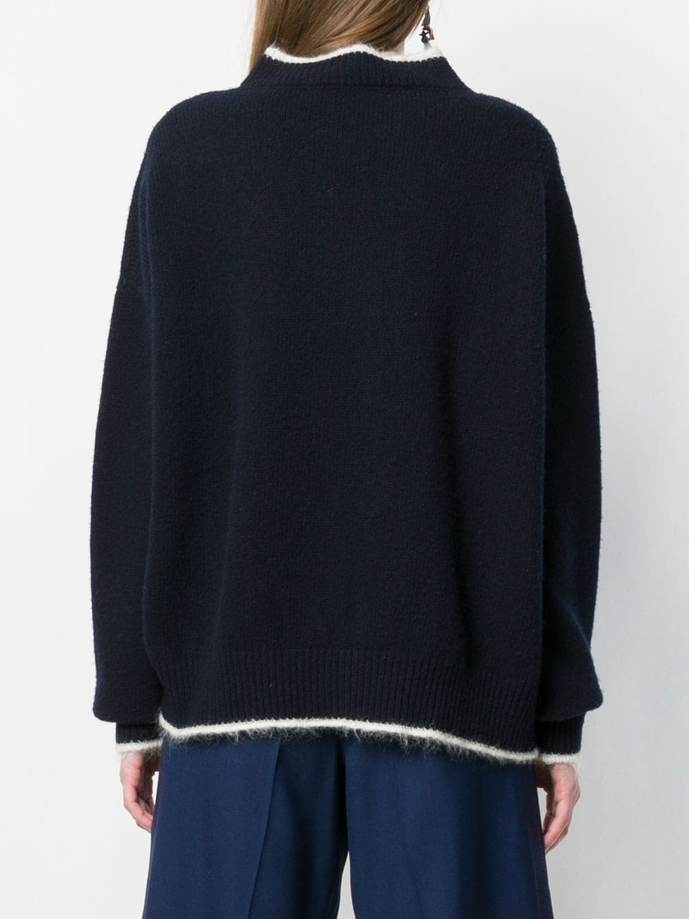 contrast trim jumper - 4