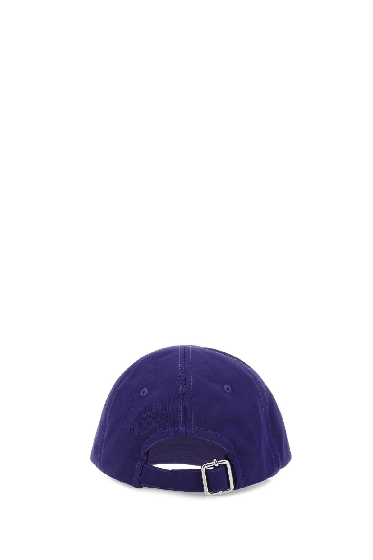 Off White Men Purple Cotton Baseball Cap - 3