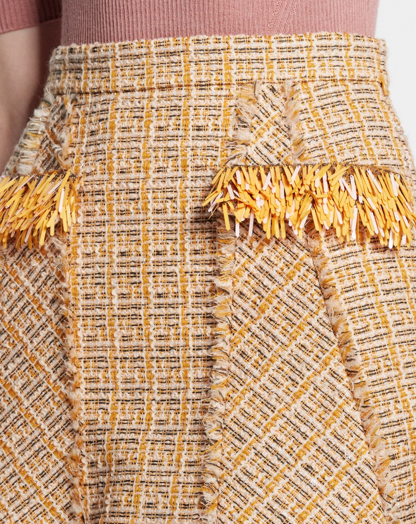 FLARED MIDI SKIRT - 5