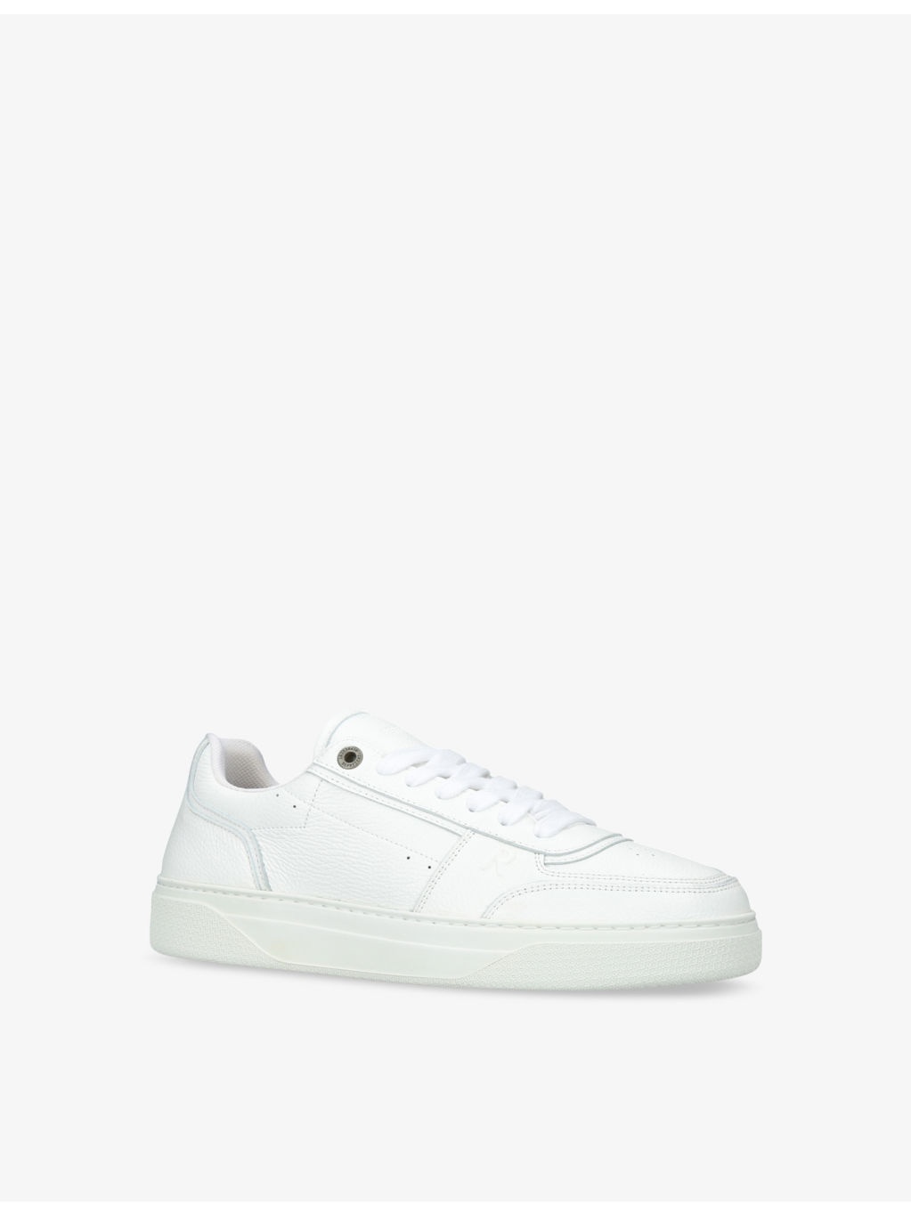 Initial leather low-top trainers - 3