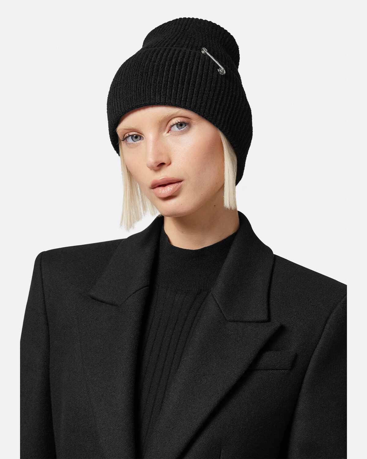 Safety Pin Knit Beanie - 3