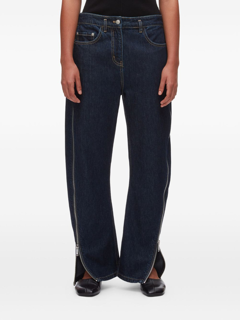 zip-detail jeans 4