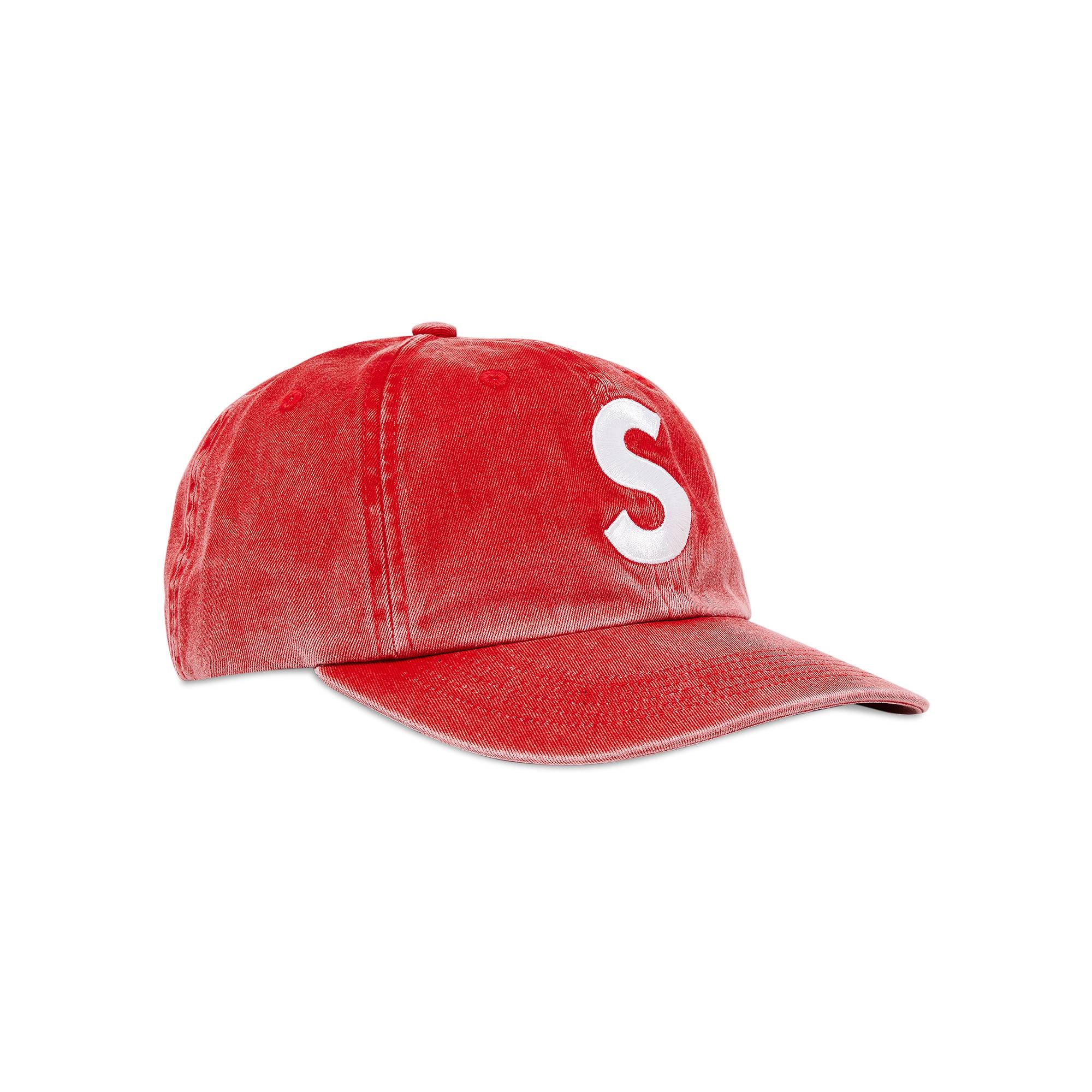 Supreme Supreme Pigment Print S Logo 6-Panel 'Red' | REVERSIBLE