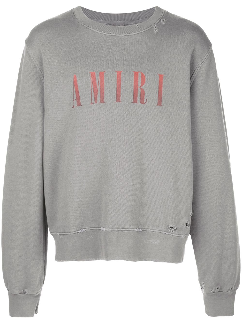 contrast logo sweatshirt - 1