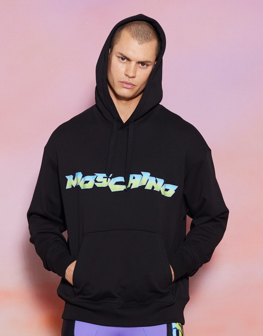 MOSCHINO SURF LOGO ORGANIC COTTON SWEATSHIRT - 5