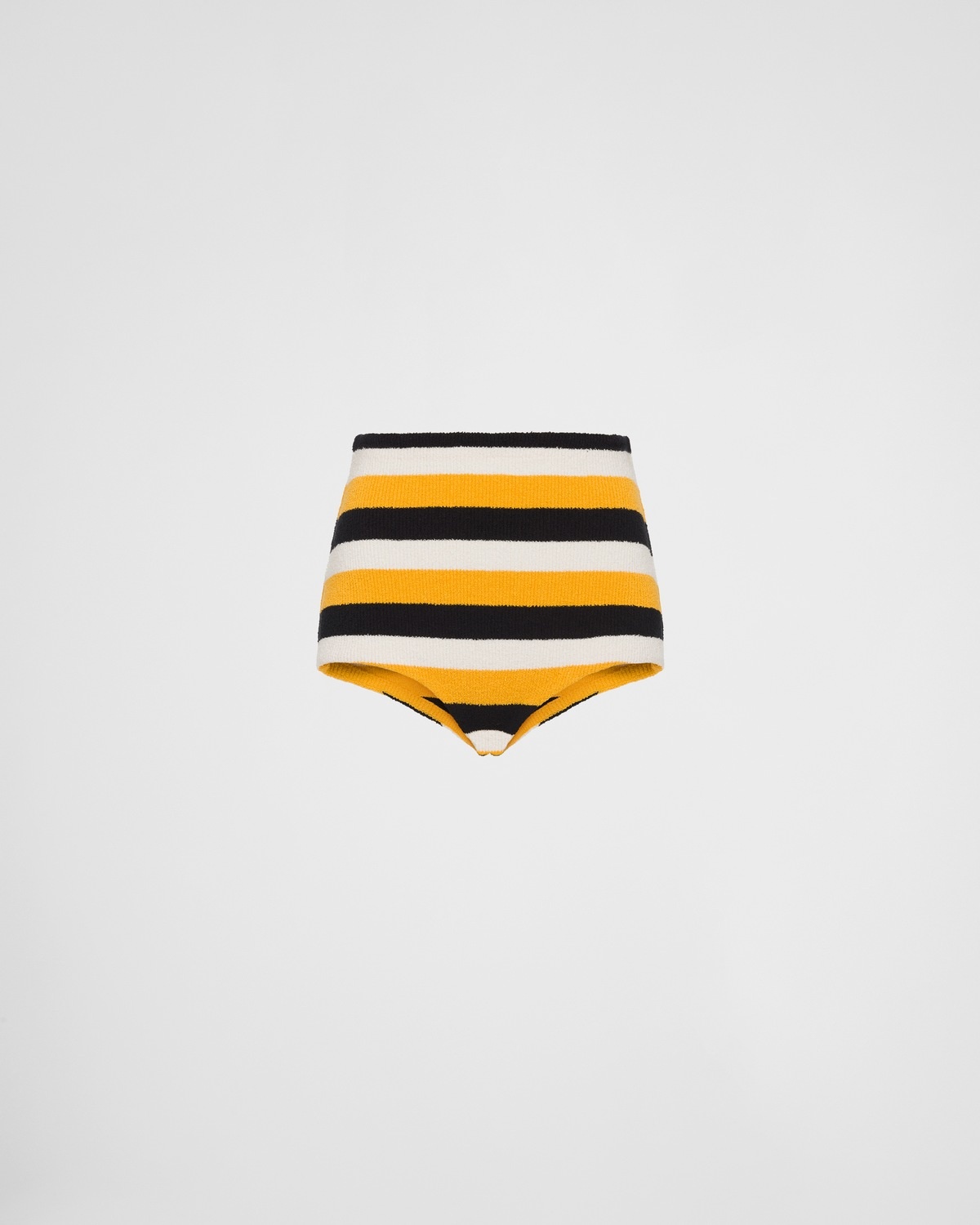 Striped cotton shorts - 1