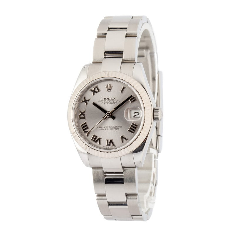 Ladies Rolex Datejust 31 178274 Rhodium Dial - 2