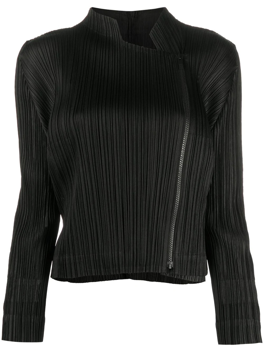 pleated wrap jacket - 1