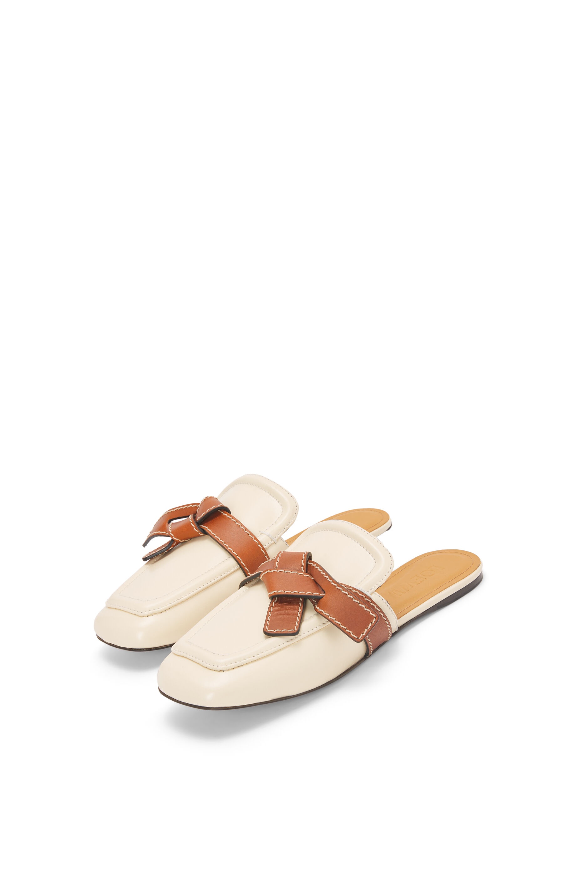 Gate flat mule in calfskin - 2