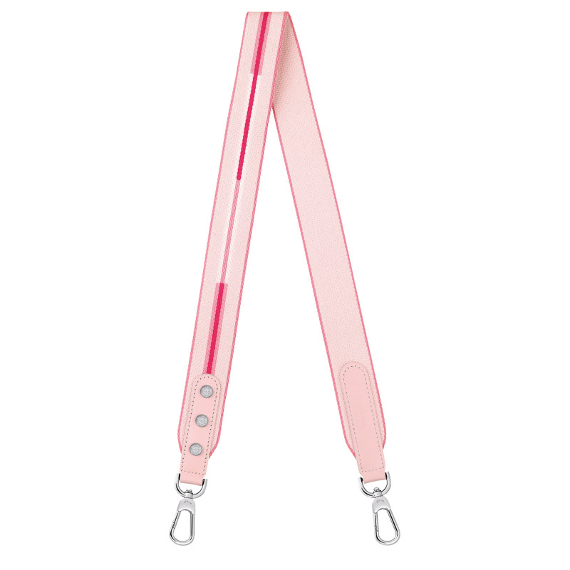 Longchamp Rayures Shoulder strap Marshmallow - Canvas 1