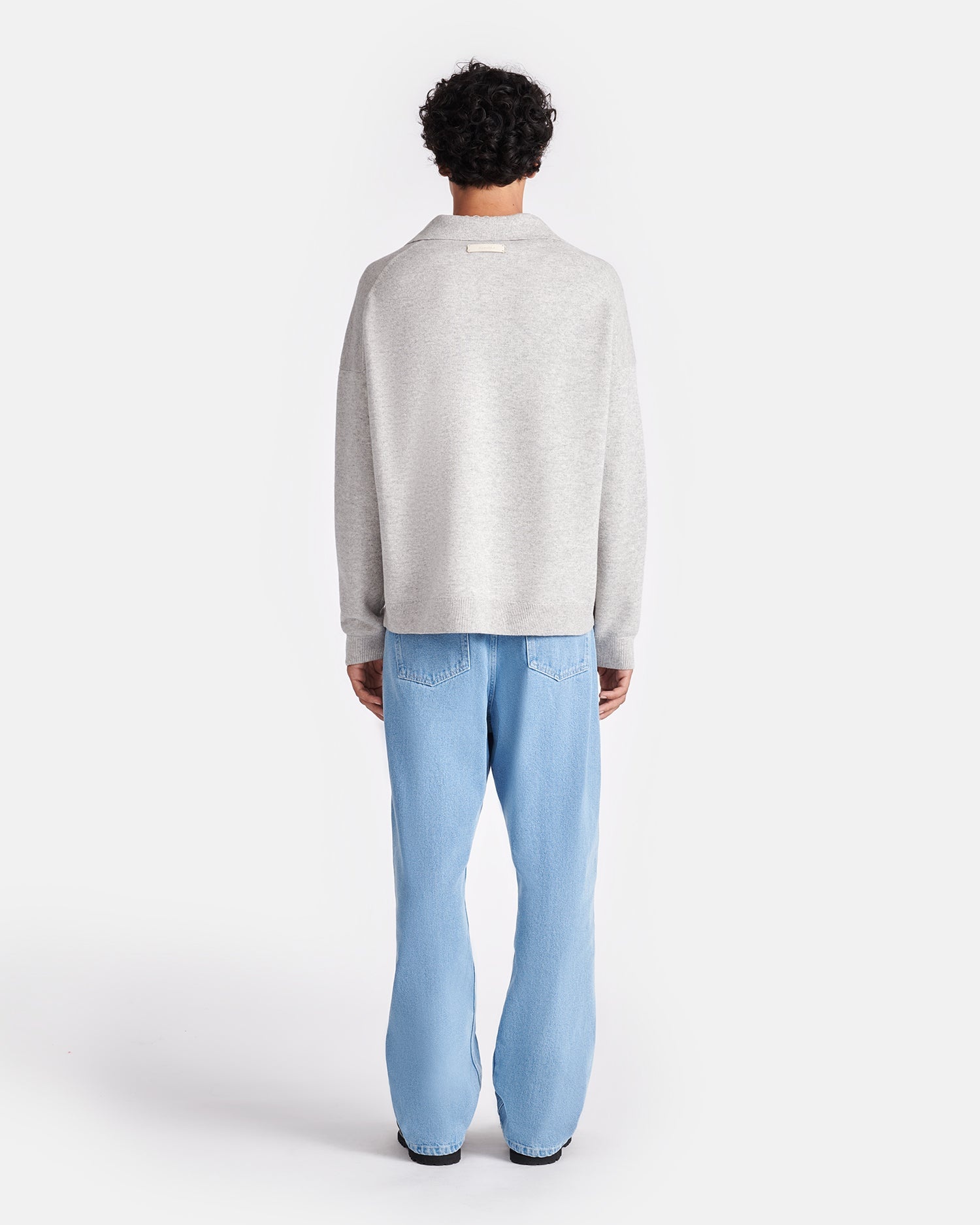 Plush Cashmere Polo-Neck Sweater - 9
