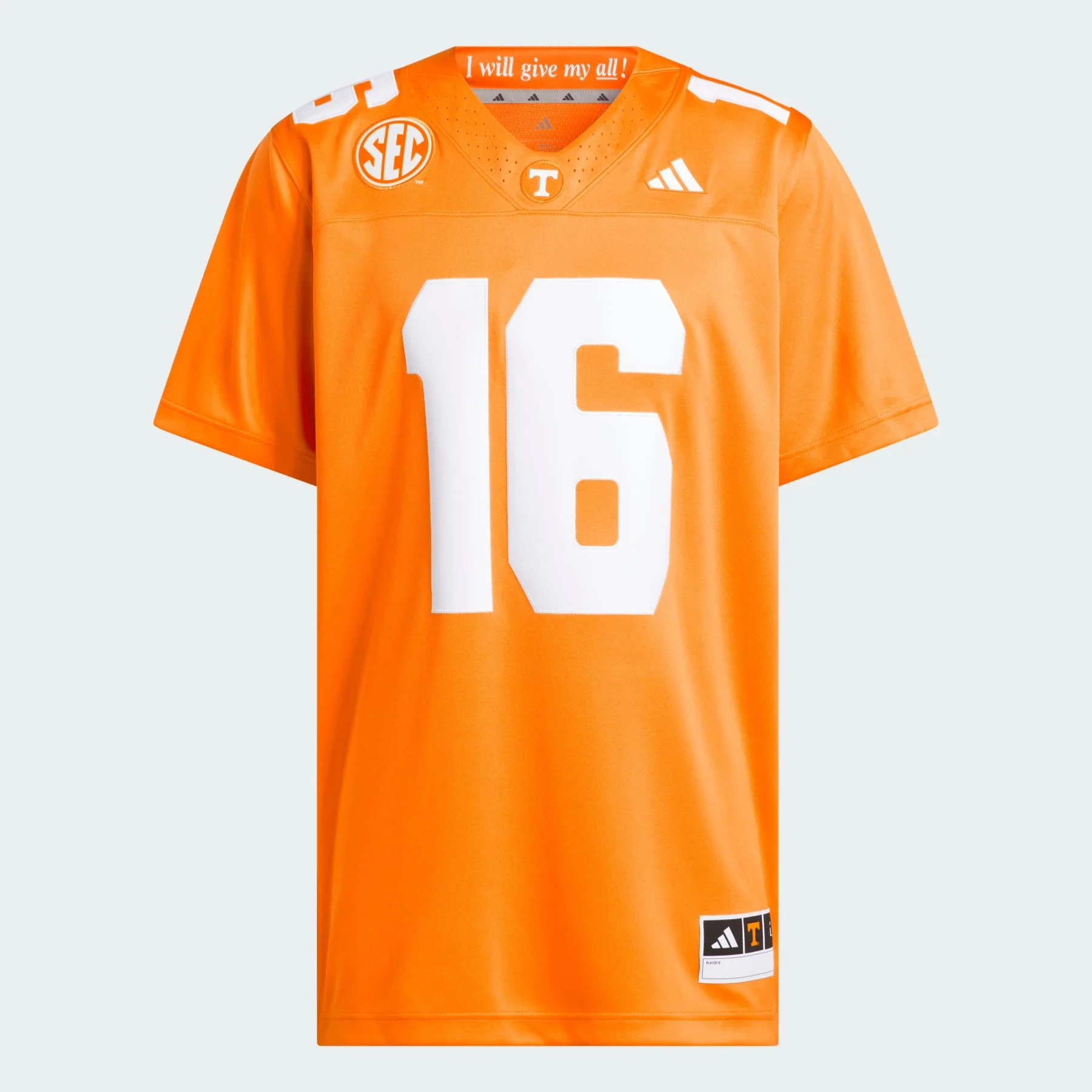Premier Tennessee Volunteers x Peyton Manning Home Jersey - 1