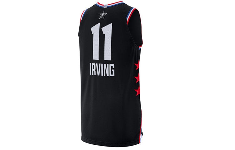 Air Jordan NBA Basketball Sports Vest Jersey 2019 All-Star Boston Celtics Kyrie Irving 11 Black AQ72 - 2
