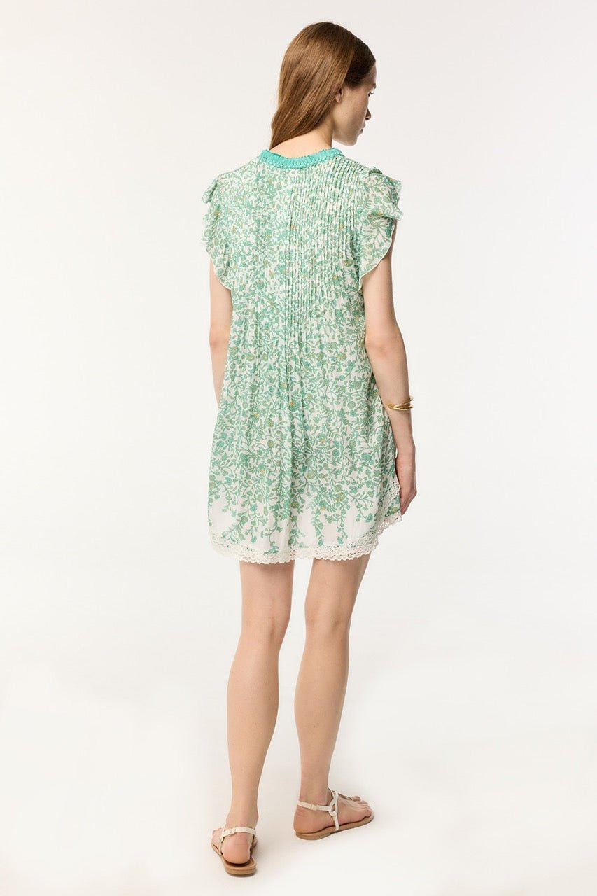 Mini Dress Sasha - Green Lazuli - 3