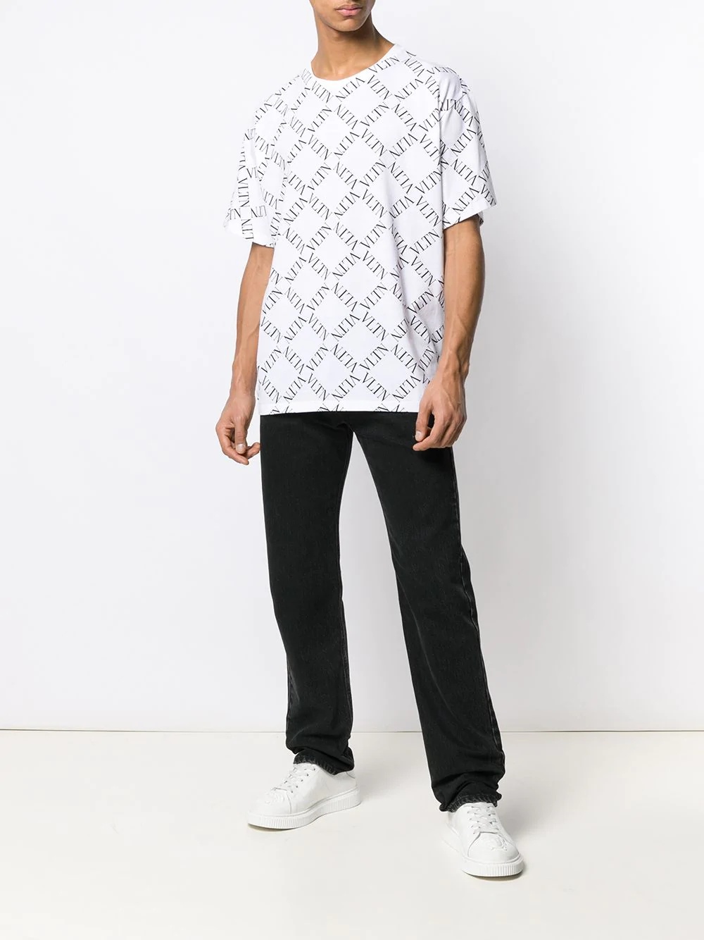 VLTN grid T-shirt - 2