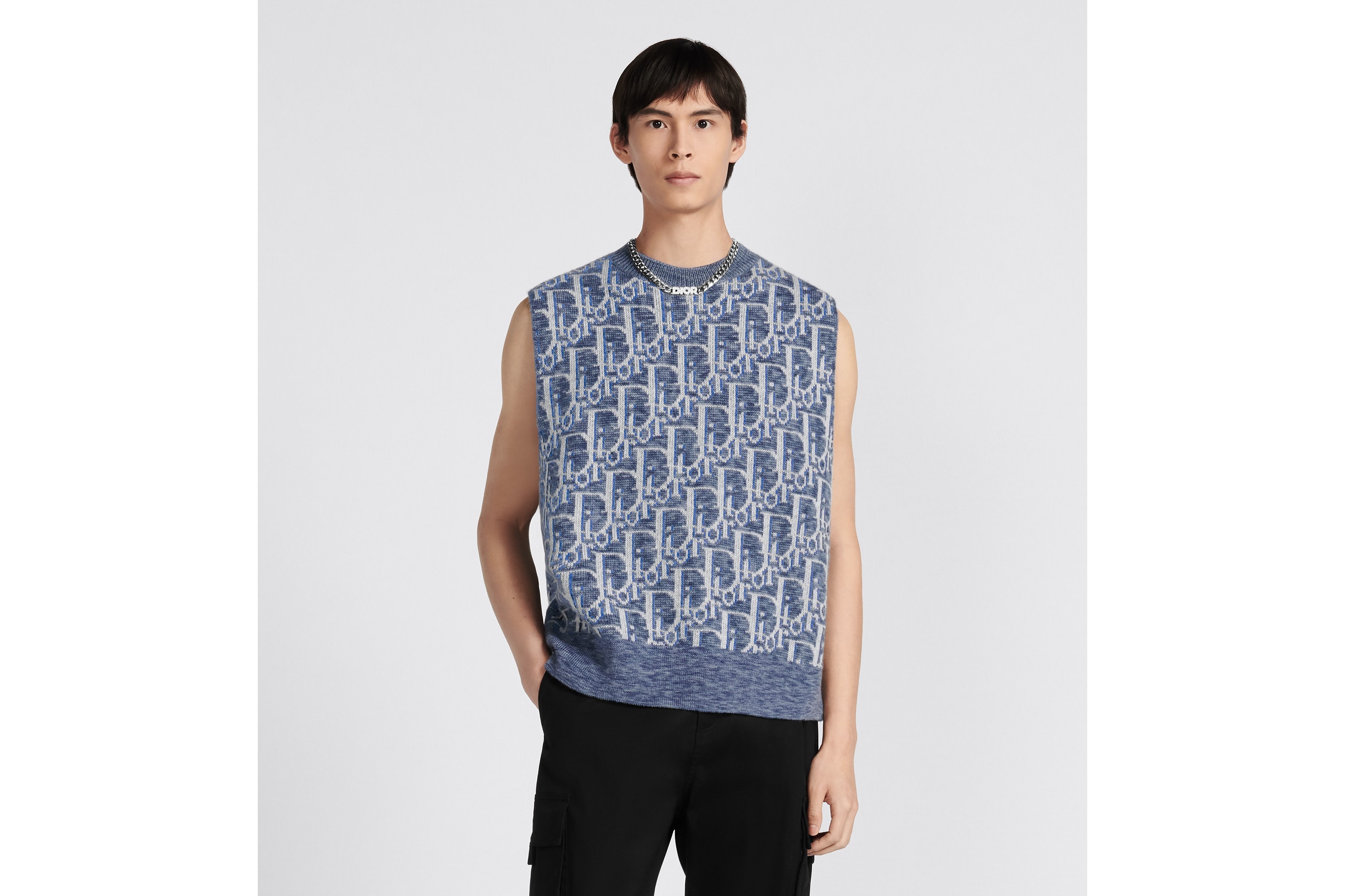 Dior Oblique Sleeveless Sweater - 4