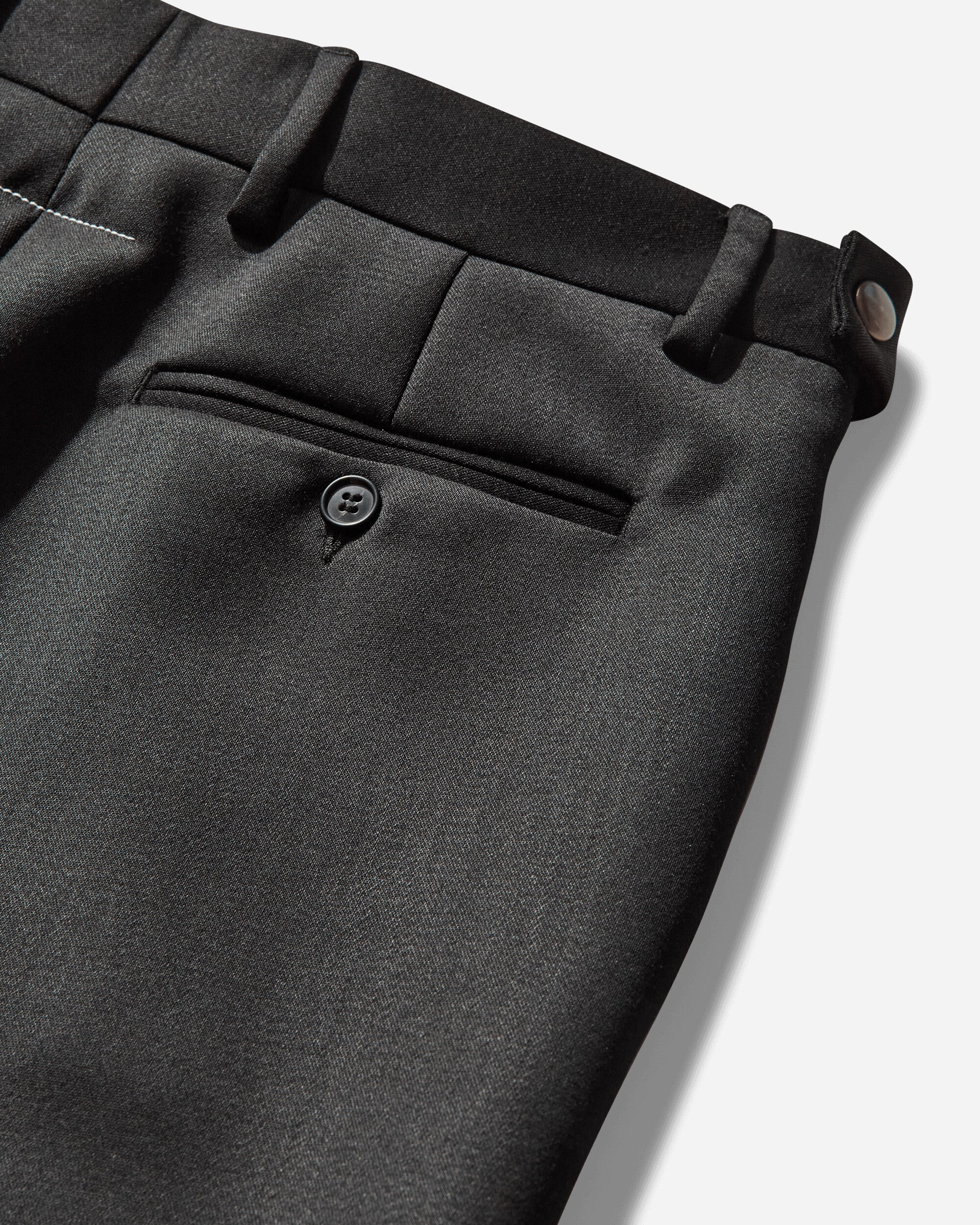 Men's Wool Trousers Black - 3