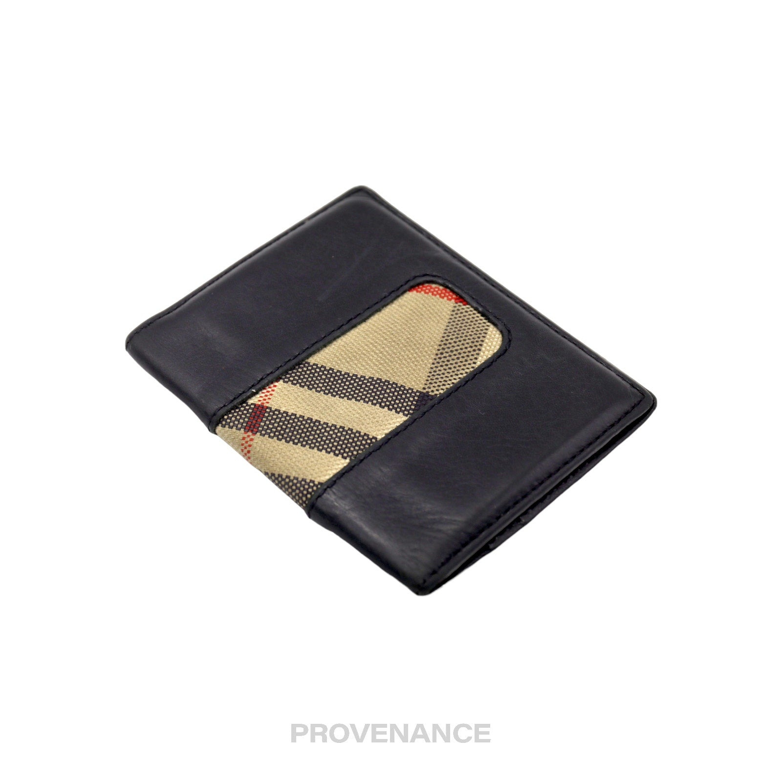 Burberry Pocket Organizer Wallet - Black Vintage Check - 3