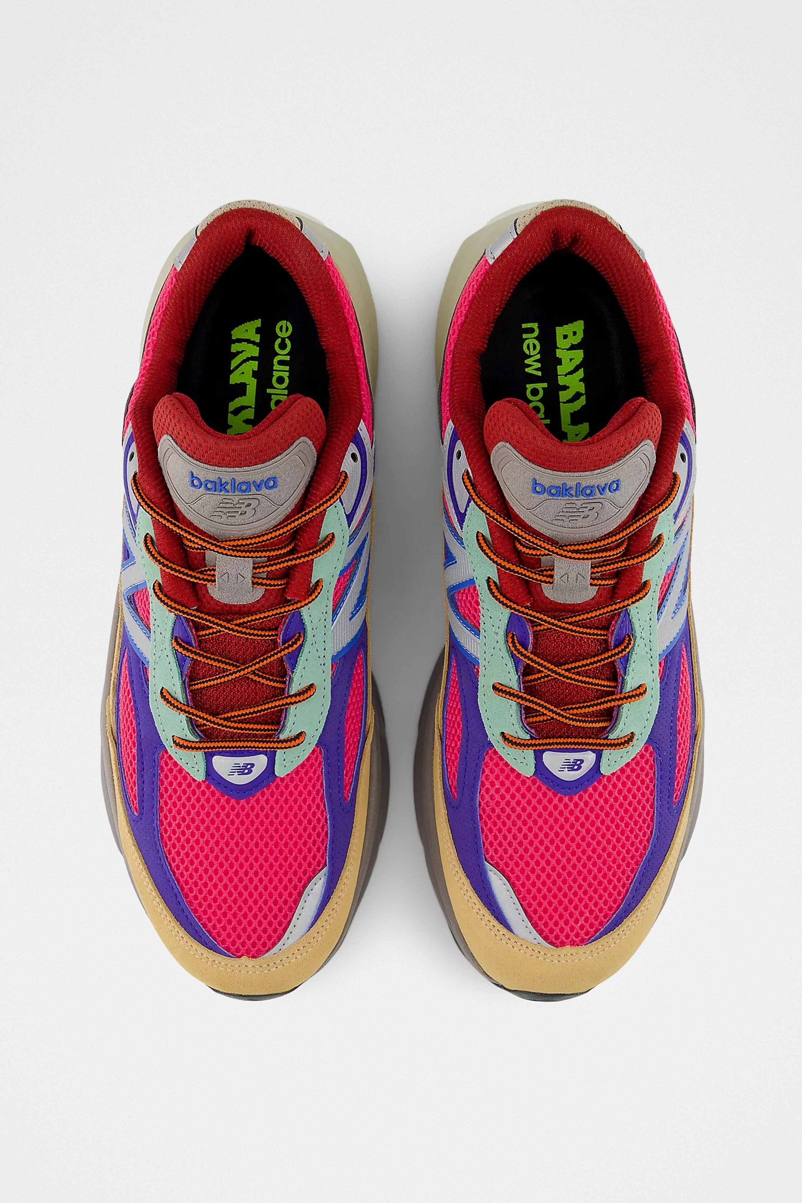 NEW BALANCE X ACTION BRONSON 990V6 HI-PINK / ROYAL BLUE - 3