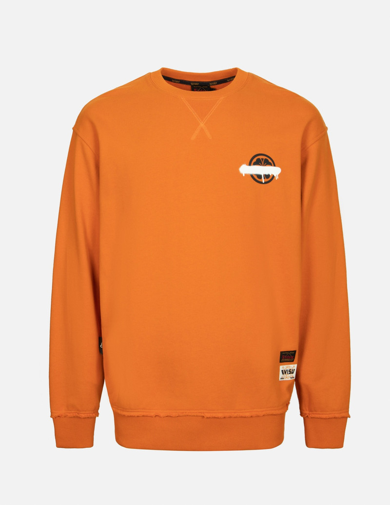 GRAFFITI DAICOCK AND KAMON PRINT RELAX FIT SWEATSHIRT 1