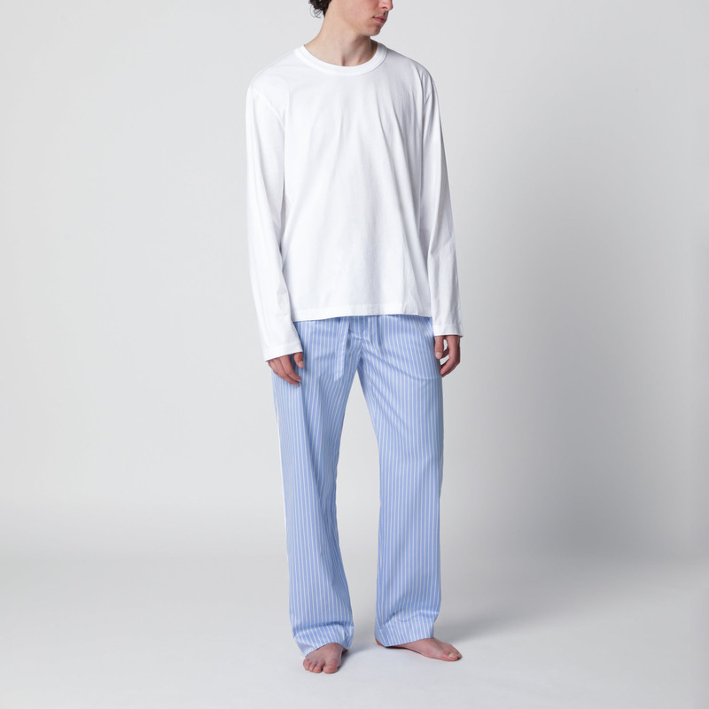 TEKLA White long-sleeve T-shirt outlook