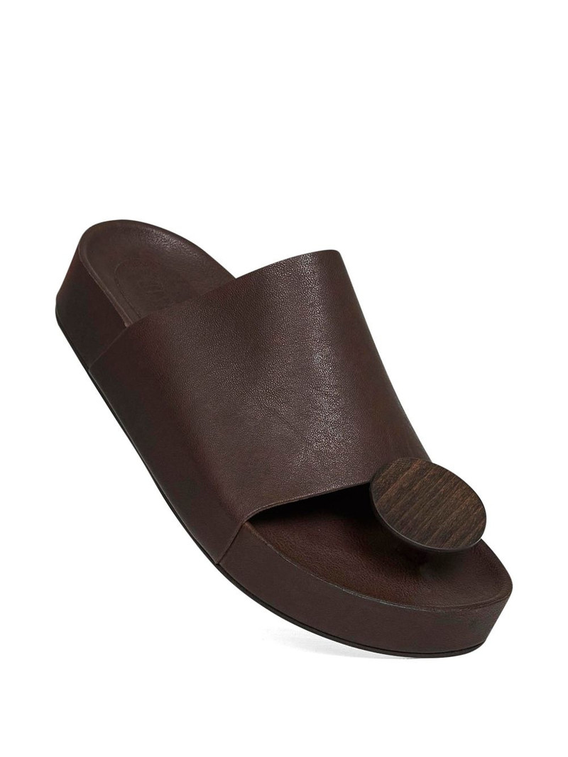 leather flat sandals 4
