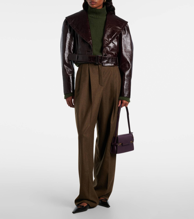 DELVAUX Tempête Small leather shoulder bag outlook