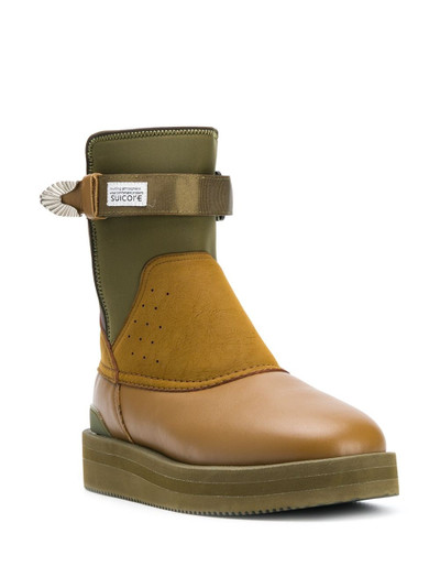 Suicoke perforated panel ankle boots outlook