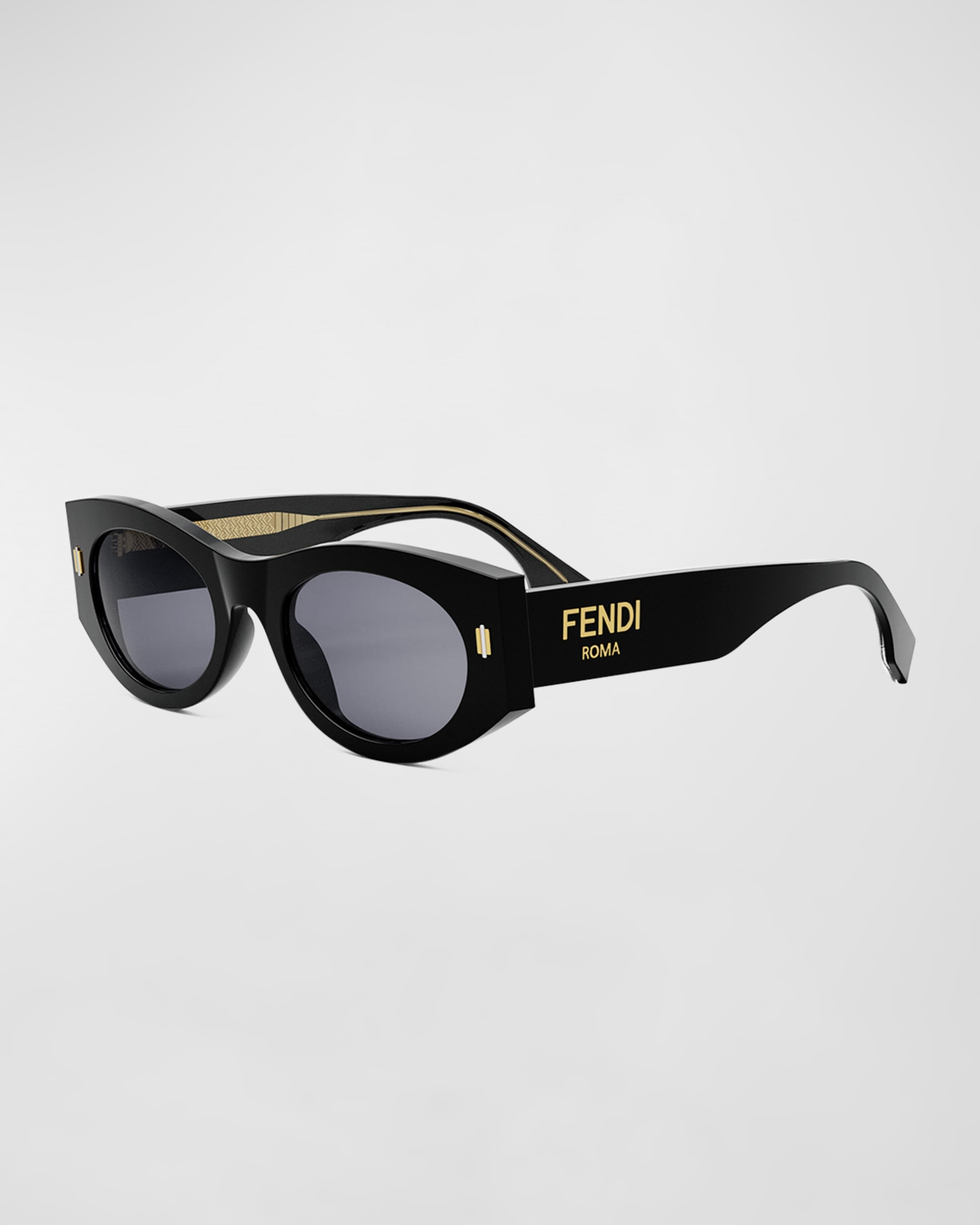 Fendi Roma Acetate Shield Sunglasses - 1