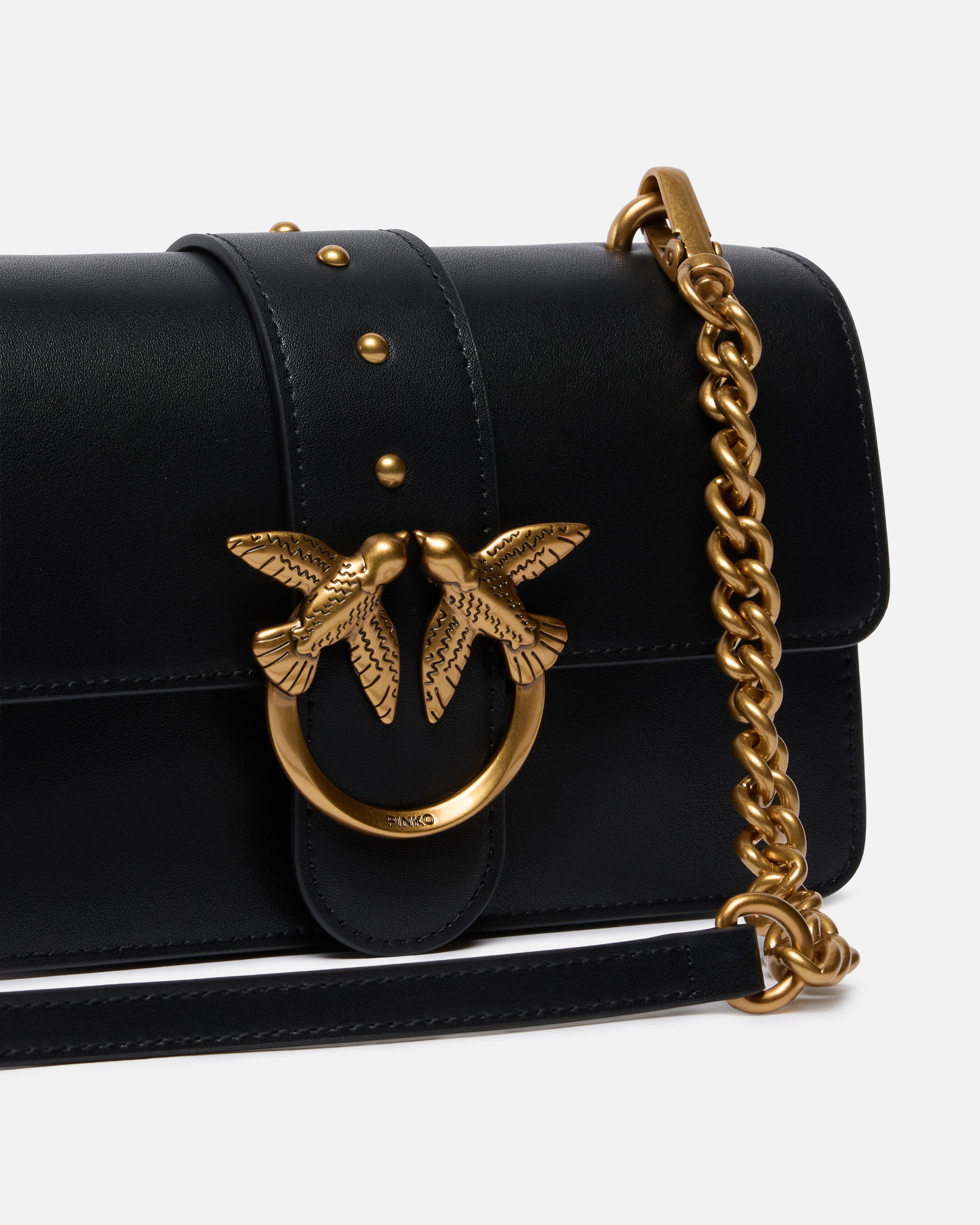 LOVE BAG ONE SMALL CROSSBODY BAG IN LEATHER - 3