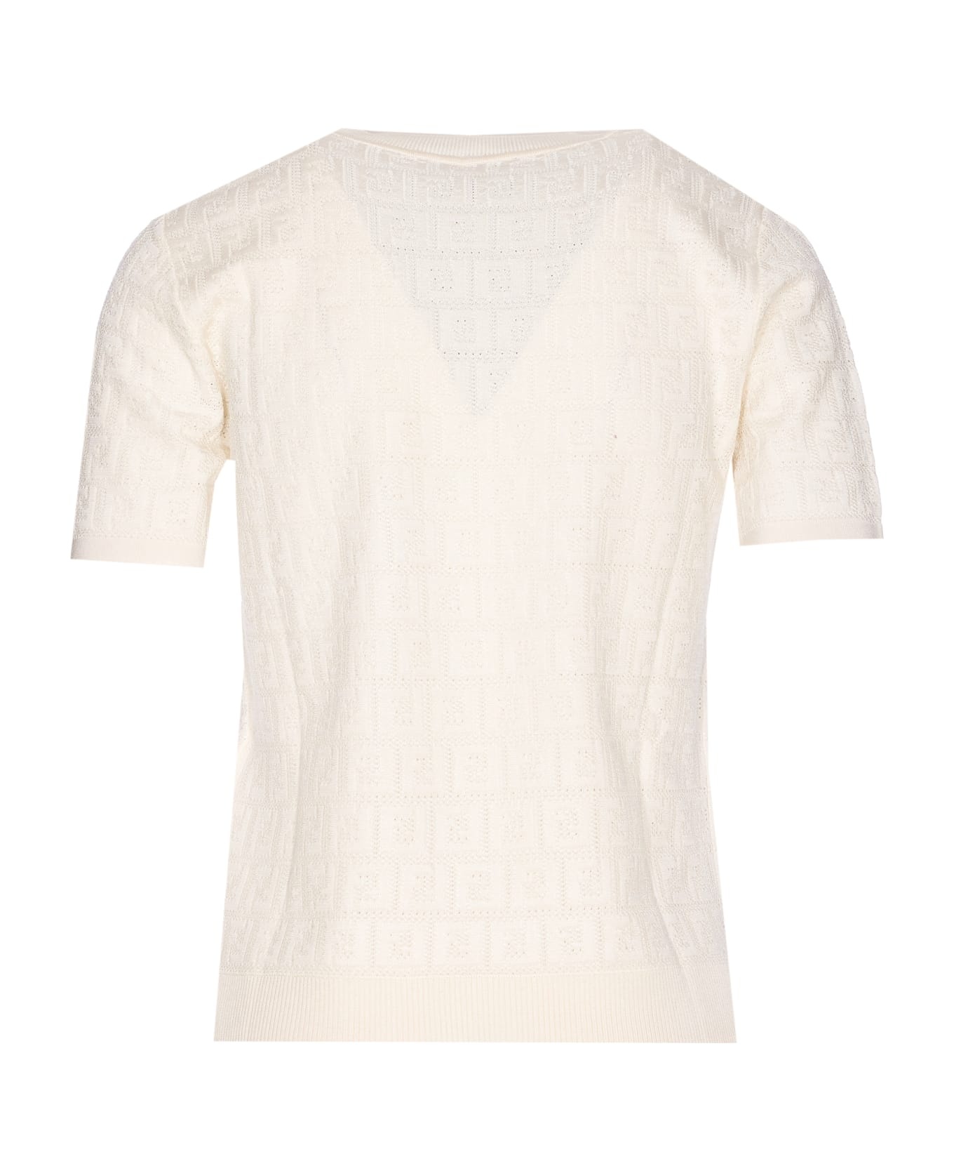 Ff Logo Knitted T-shirt - 2