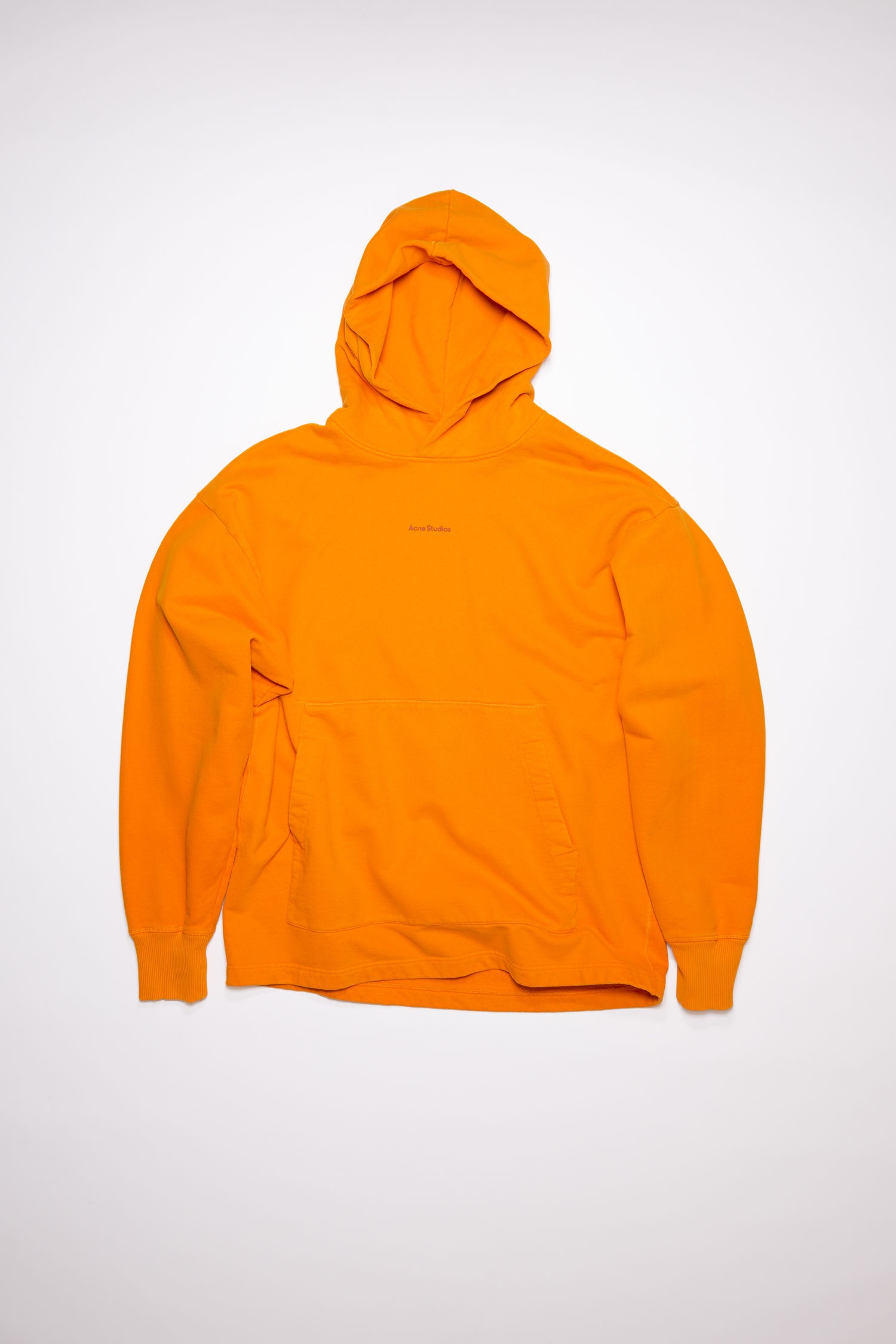 Hooded sweatshirt - Turmeric orange - 1