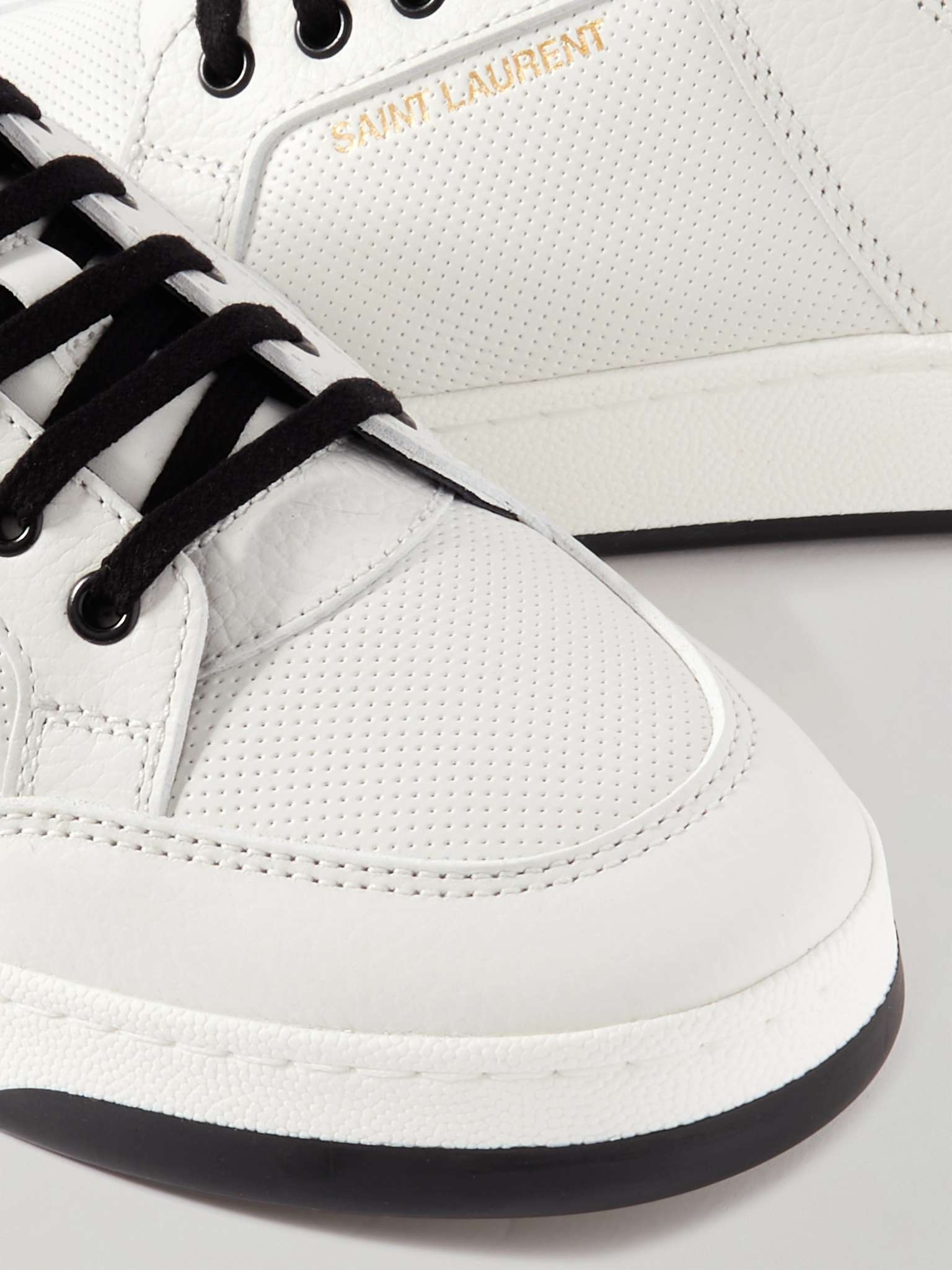 SL/61 Perforated Leather Sneakers - 6