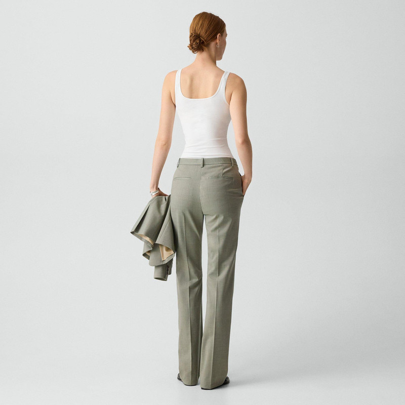 Theory Flared Pant in Wool Gabardine outlook