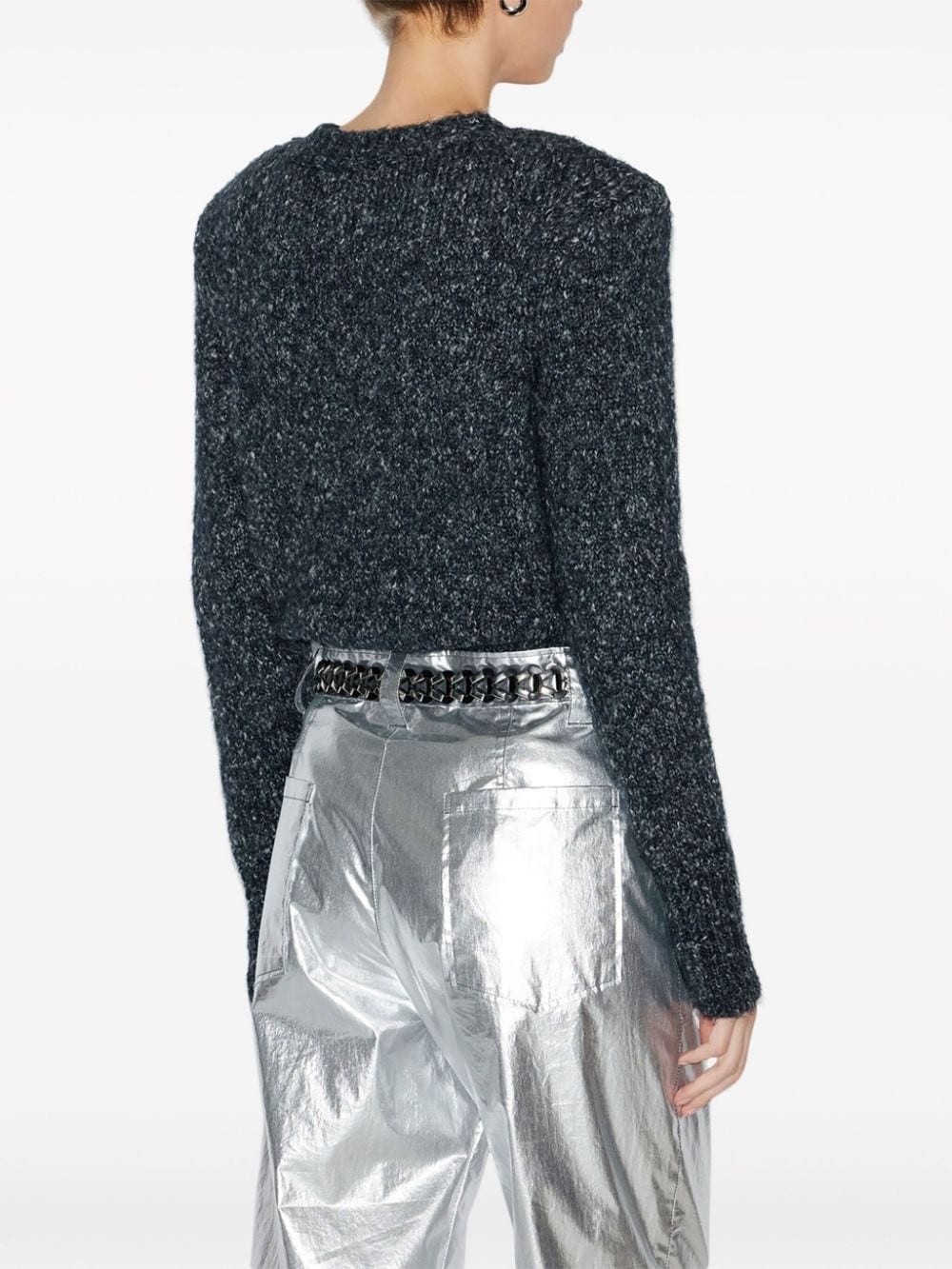 wool-cotton blend sweater - 4