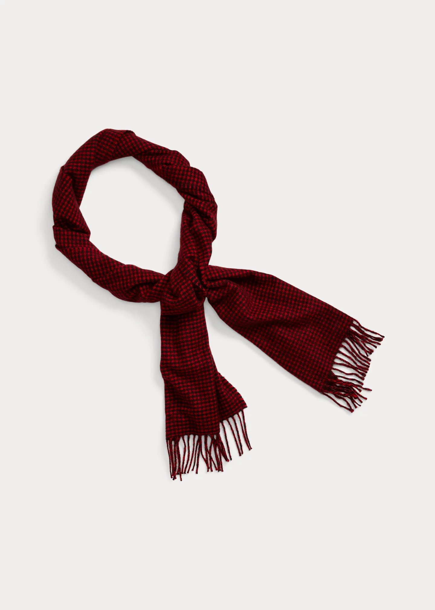 RRL by Ralph Lauren Checked Cashmere Scarf | REVERSIBLE