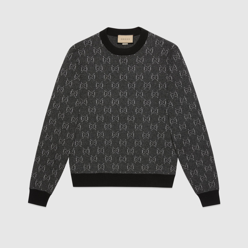 GG wool jacquard sweater - 1