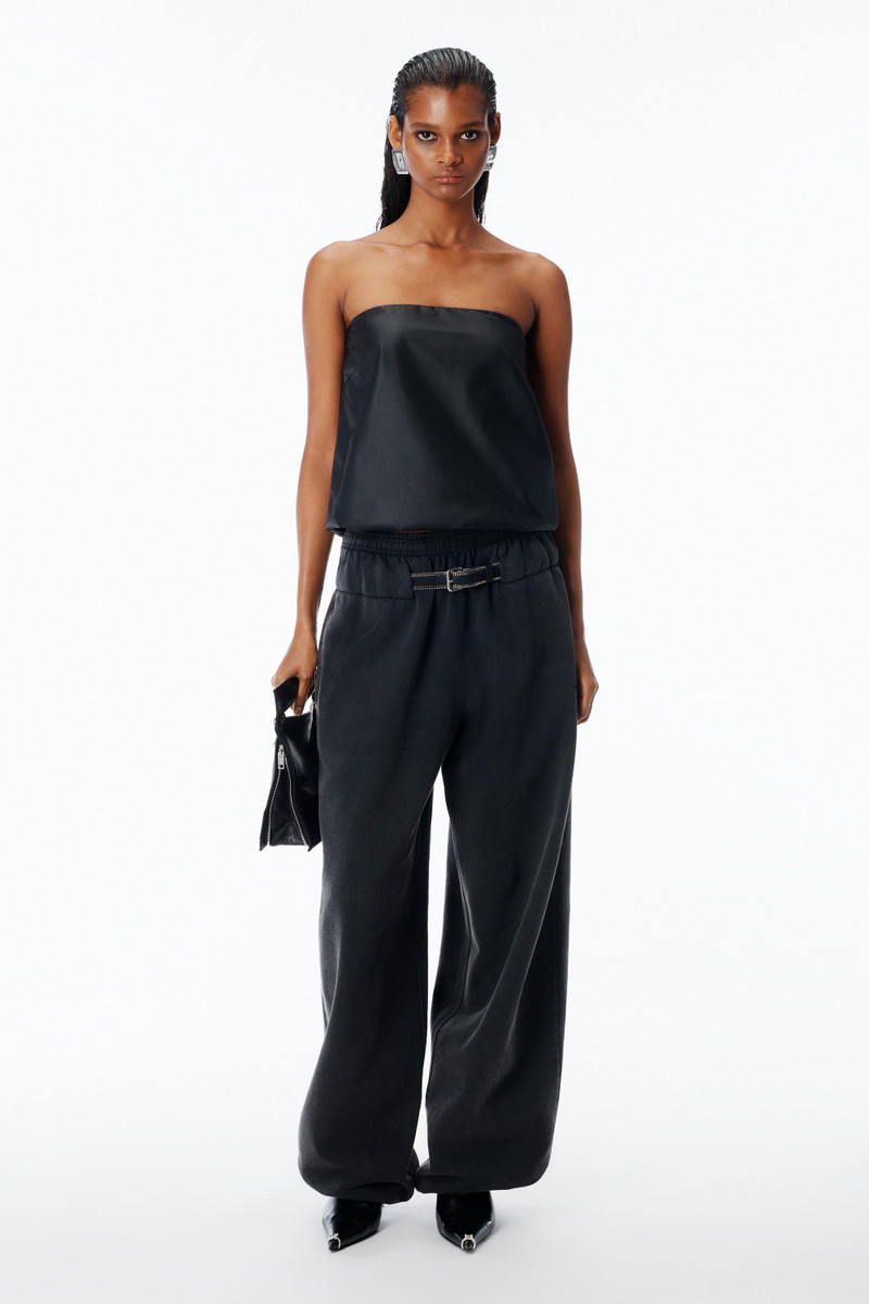 Alexander Wang Mid-Rise Sweatpant in Cotton Terry Relaxed outlook