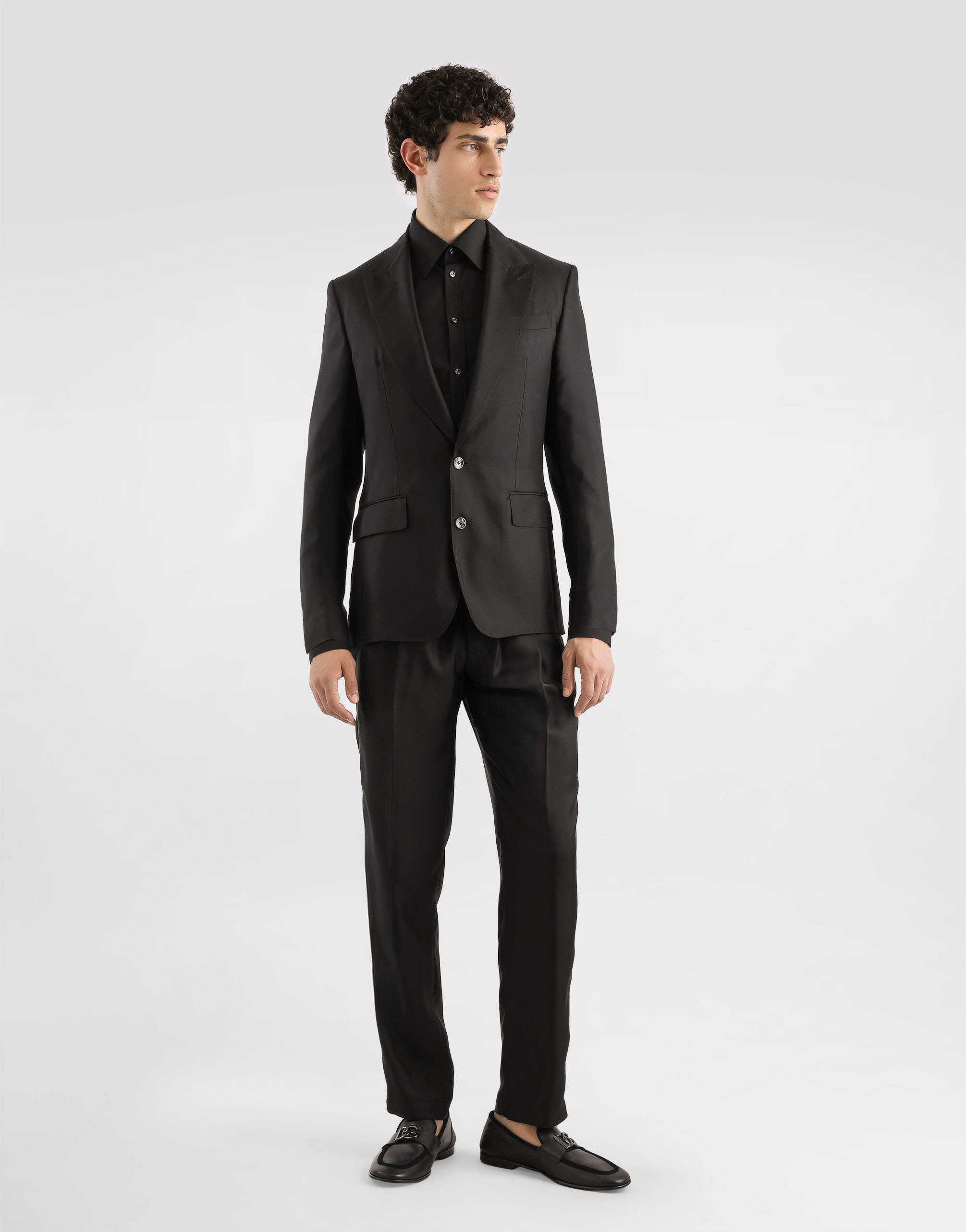 Sicilia light single-breasted silk twill jacket - 2