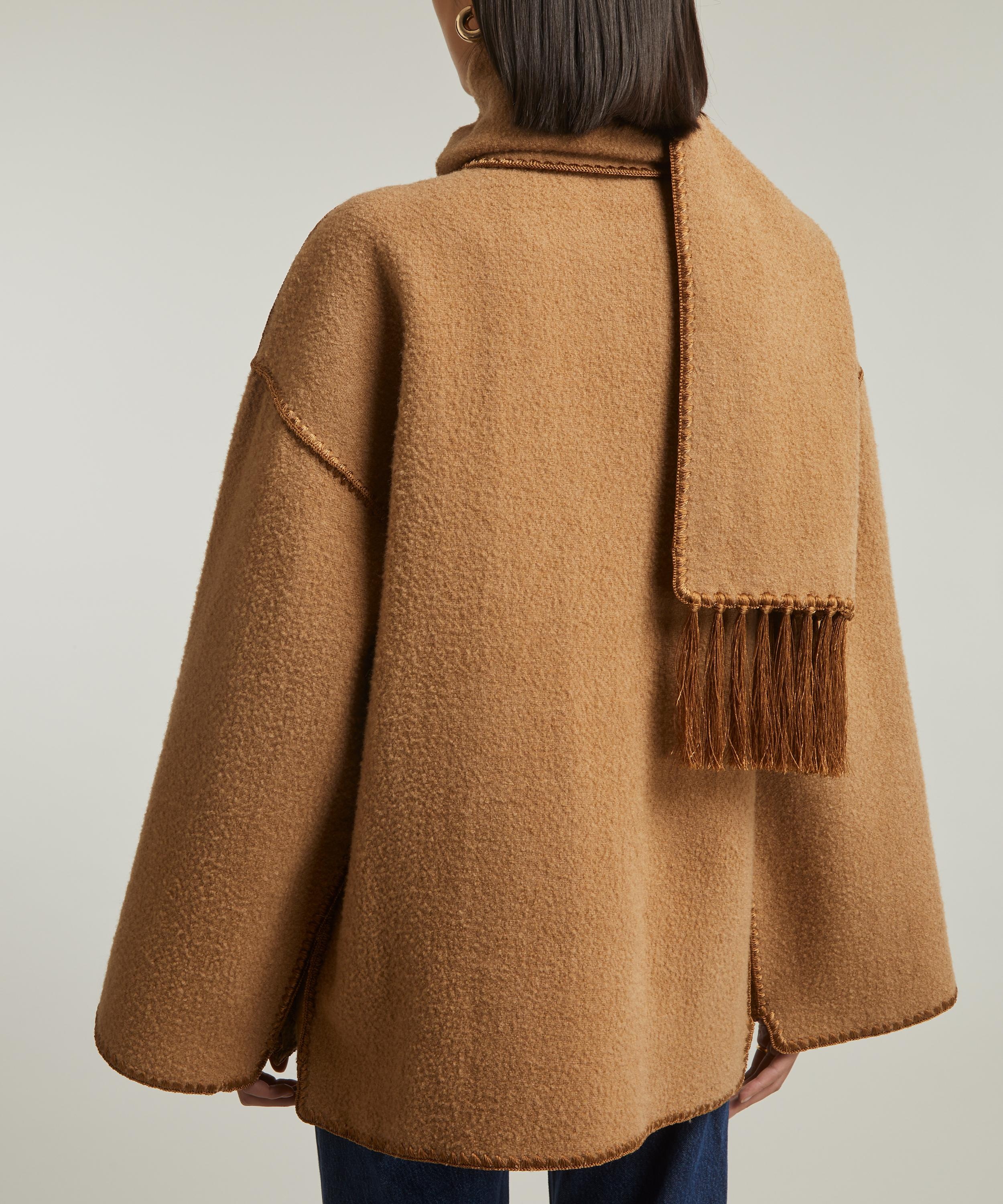 Embroidered Scarf Jacket - 4