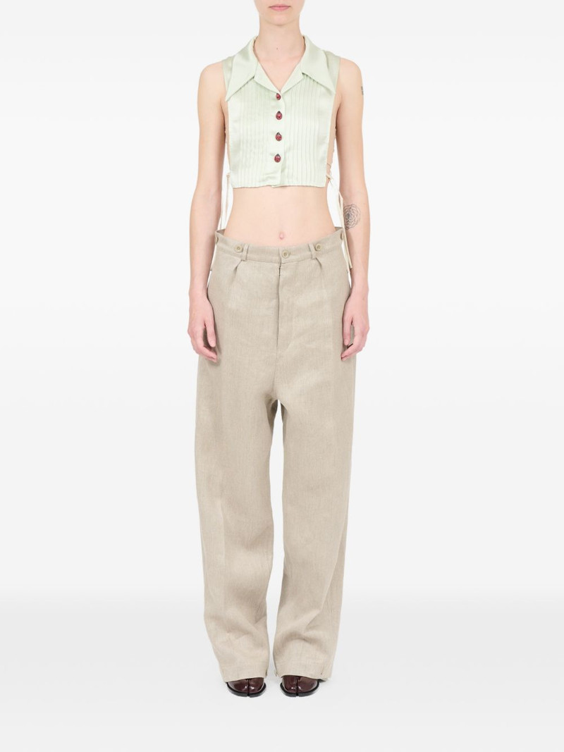 Maison Margiela polo-collar vest outlook